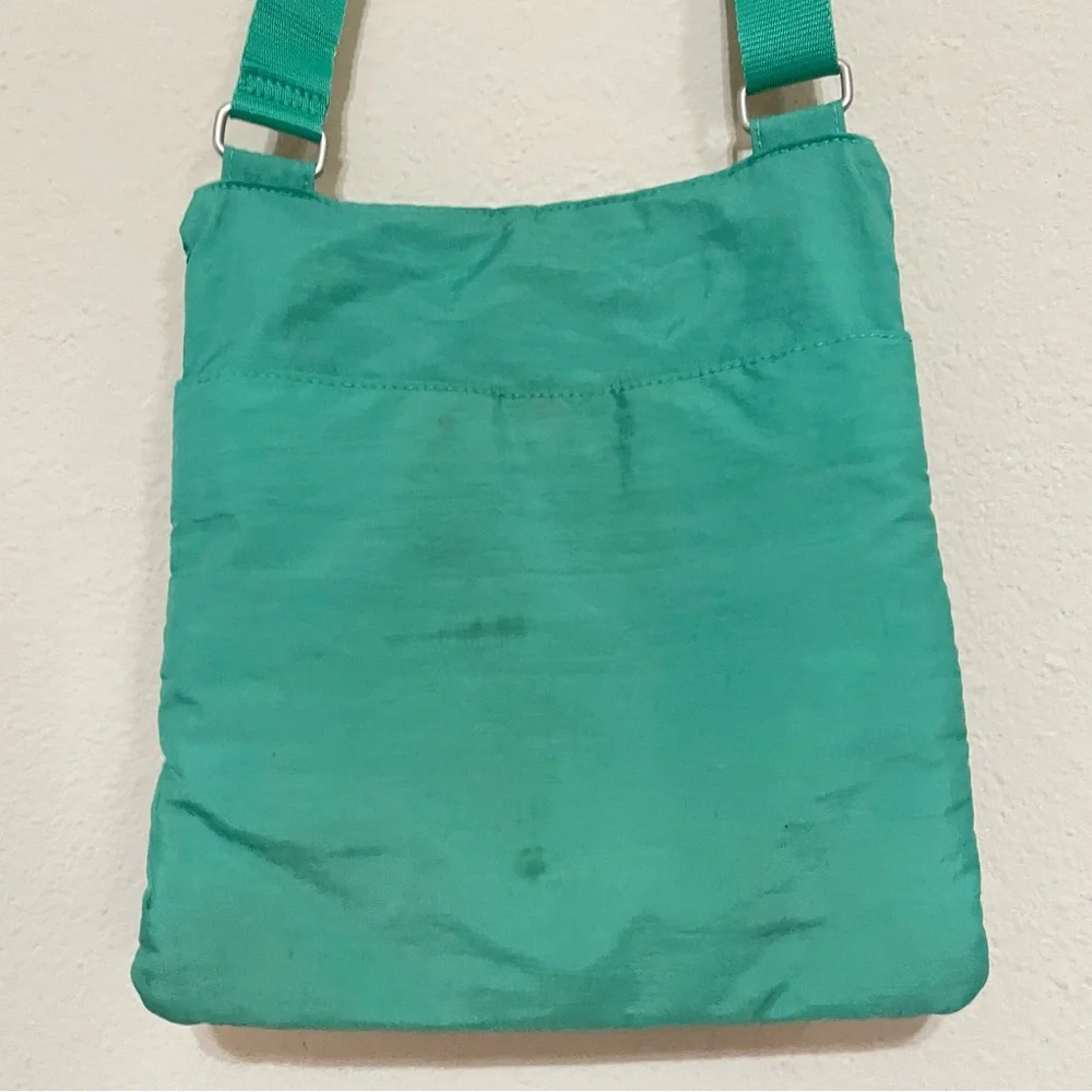 Baggallini Crossbody‎ Zip Closure Purse Shoulder Green Lightweight Travel Purse